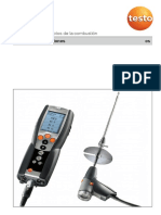 Testo 340 Manual de Instrucciones