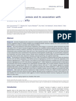 Aging Related Anorexia and Its Association With Disability and Frailty