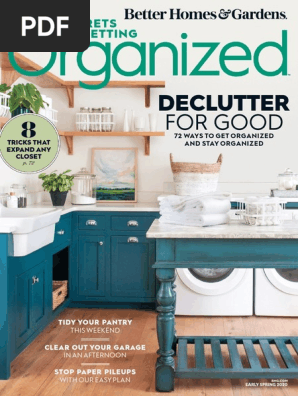 Better Homes Gardens Secrets Of Getting Organized Early Spring 2020 P2p Pdf Envelope Mail