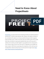All You Need To Know About Projectfreetv