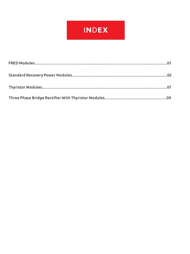 Power Modules Selection Guides PDF Rectifier Power Engineering