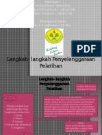 Langkah - Langkah Penyelenggaraan Pelatihan