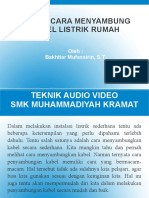 Teknik Menyambung Kabel Listrik