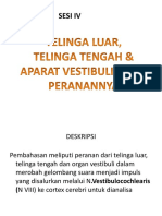 KP 8, PERANAN TELINGA LUAR, TELINGA TENGAH DAN APARATUS VESTIBULI