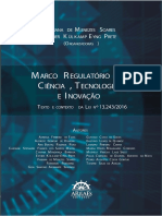 Livro MARCO REGULATORIO EM CIENCIA TECNOLOGIA E INOVACAO