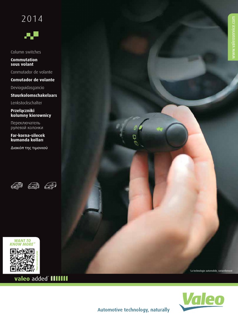 Valeo Column Switches For Passenger Cars Lcvs 2014 Catalogue 956218 2 ...