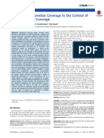 Monitoring Intervention Coverage in The Context of Universal Health Coverage PDF
