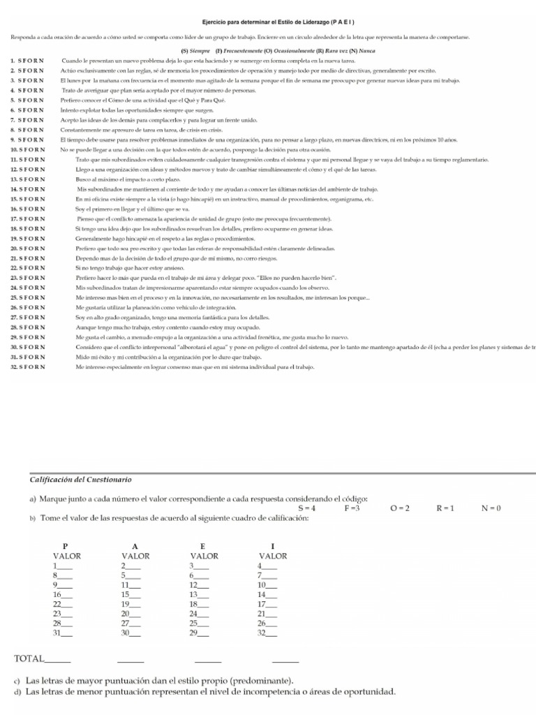Test Paei PDF | PDF