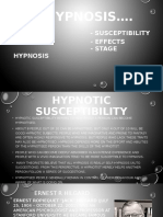 Hypnotic Susceptibility PPT!!!