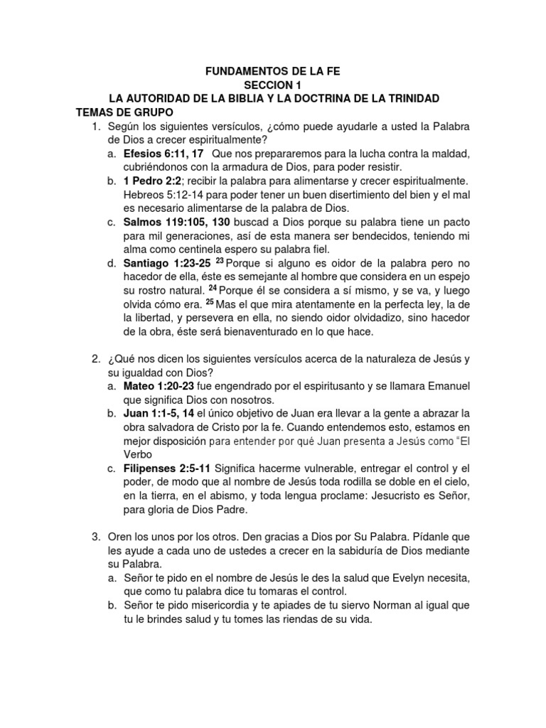 Fundamentos de la Fe Cristiana | PDF | Jesús | Cristo (título)