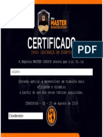 Modelo Certificado Segurança de Eventos