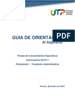 Guia de Orientacion Al Aspirante Conv 2019 11 PDF