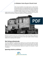 Home Inspection Mistakes Home Buyers Should Avoid.pdf