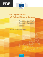 Cand Incepe Scoala in Europa: Structura Anului Scolar 2019-2020 in Tarile Europene - Raport Eurydice