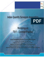 Indian Quantity Surveyors Association Workshop