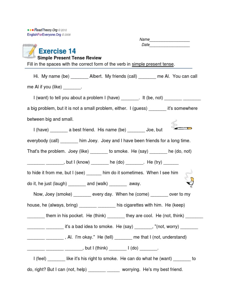 Simple Present Tense Exercise Discount Online gbupresnenskij.ru