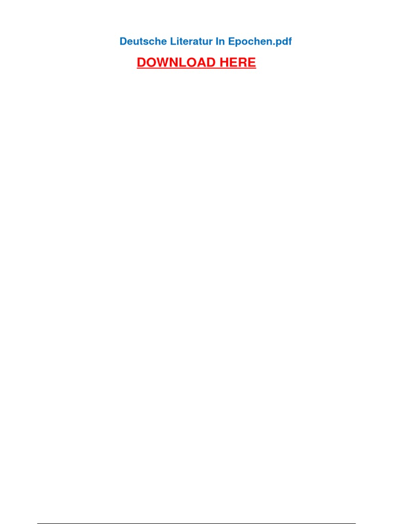 1pdf Net Deutsche Literatur In Epochen Pdfsdocumentscom