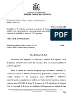 Casa porque el juez no puede suplir de oficio prueba de agravio.pdf