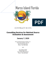 Consulting Services For Nutrient Source Evaluation and Assessment City of Marco Island Contract 19-033 - Jan. 7, 2020