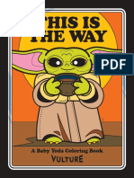 Baby Yoda Colouring Book