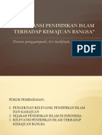 Relevansi Pendidikan Islam Terhadap Kemajuan Bangsa