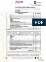 Formato de Evaluación Del Reporte de Residencias Profesionales PDF