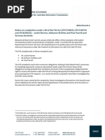 s 86 Notice - Attachment a - DHS FOI Complaints - CP1700532 - CP1700734 - CP1800323