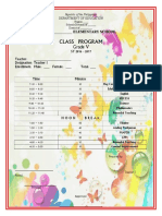 Class Program