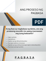 Ang Proseso NG Pagbasa