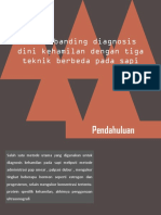 Studi Banding Diagnosis Dini Kehamilan Dengan Tiga Teknik