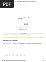 XE _ Convertir EUR_MAD, États membres de la zone euro en Maroc Dirham
