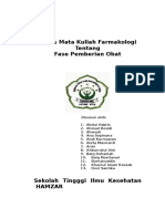 Tugas Mata Kuliah Farmakologi