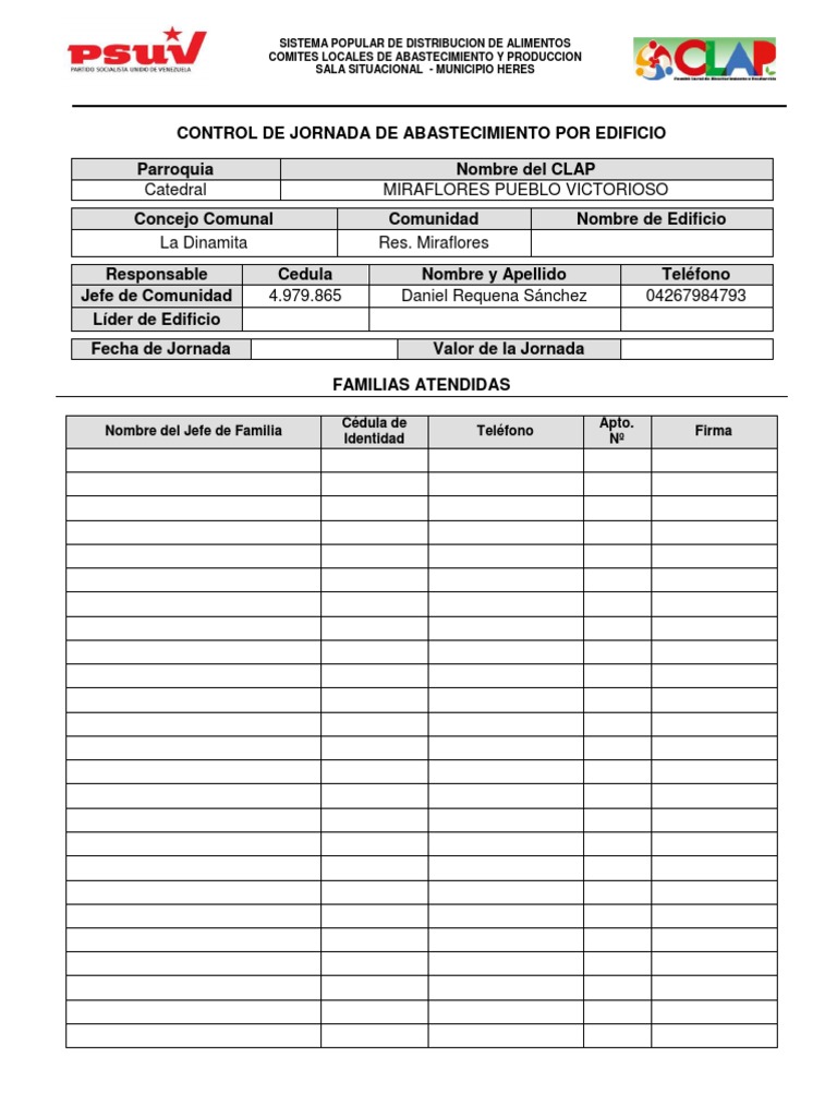 Formato Clap | PDF
