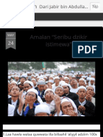 Zikir Harian - Amalan "Seribu Dzikir Istimewa" PDF