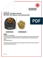 RS PRO Tip Cleaner and Cleaning Ball Datasheet