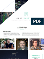 Gary Rydstrom - Sound Designer Profile