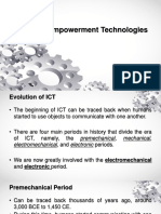 Evolution of ICT