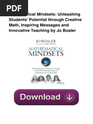 Mathematical Mindsets Unleashing Student | PDF | Teaching