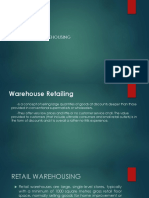 Role of Warehousing