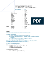 Sanden Air Conditioning Management Review Minutes