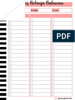 Belanja Bulanan - A5 PDF