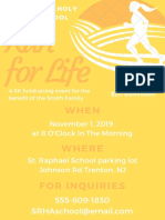 Run For Life Flyer 1