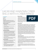 Grow and Maintain Cyber Skills With A Cyber Range