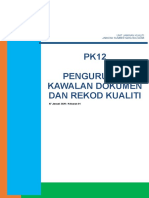 PK12 Pengurusan Kawalan Dokumen Dan Rekod Kualiti 1