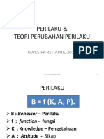 teori perubahan peilaku