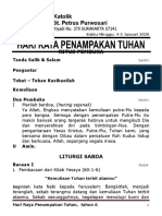 Hari Raya Penampakan Tuhan, 5 Januari 2020