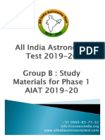 AIAT 2019 20 Group B