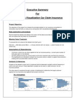 Project DataVizualization CarClaimInsurance