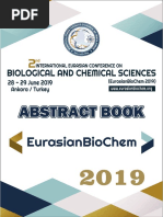 Abstract Book EurasianBioChem 2019 PDF