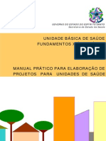 Manual para projetos de unidades básicas de saúde